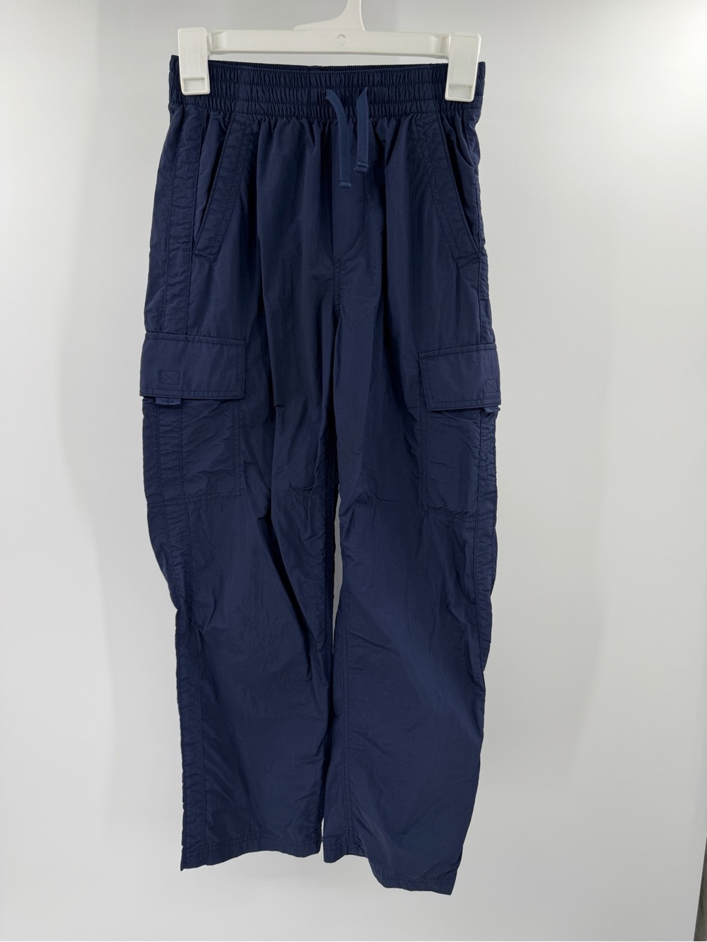 Abercrombie & Fitch Kids Baggy Cargo Pants Navy Blue Size 13/14 Lined
